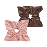 Leather Hair Scrunchie (‍Free Gift)