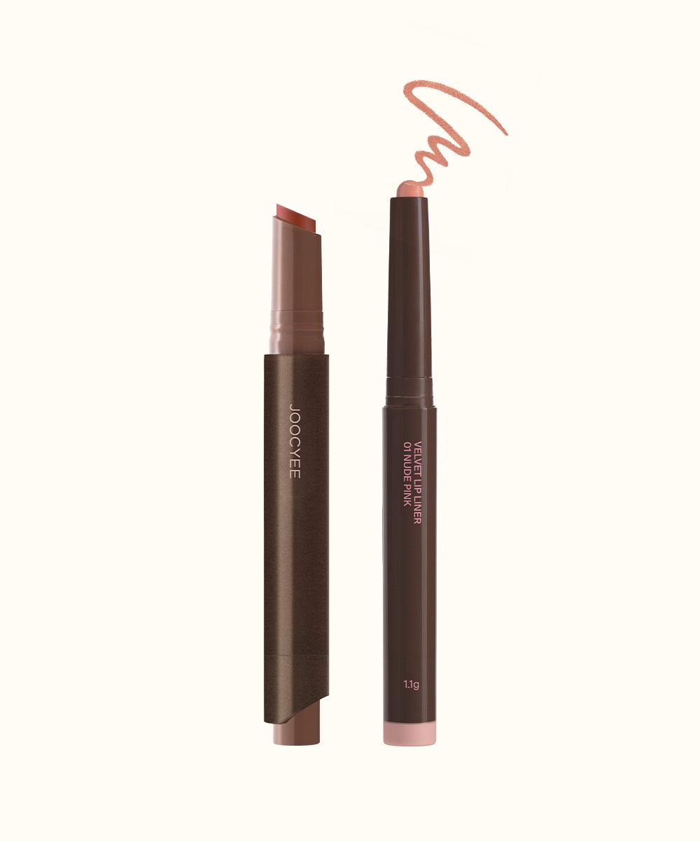 JOOCYEE Glossy Rouge 2.0 & Velvet Lip Liner Duo