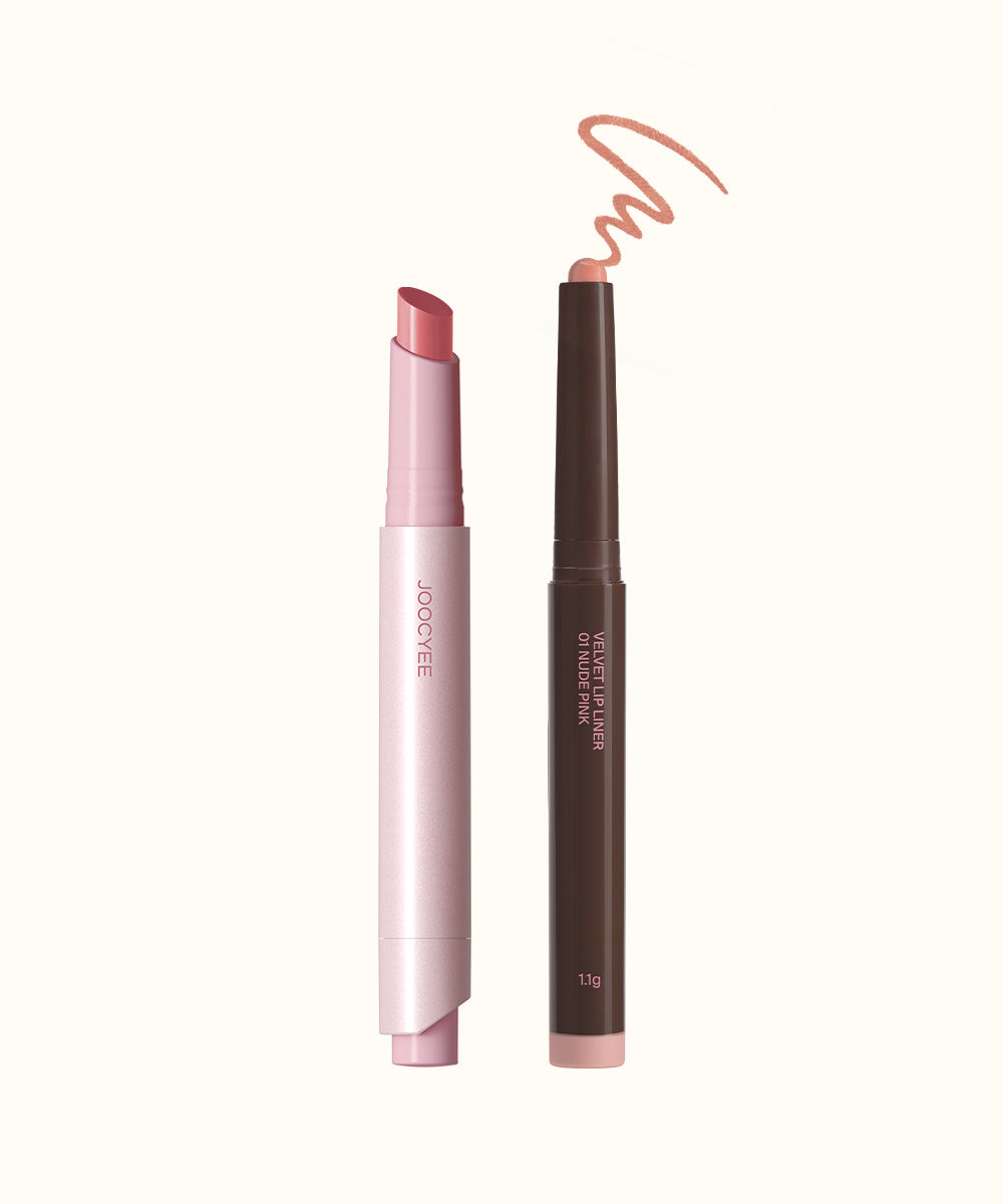 JOOCYEE Glossy Rouge 2.0 & Velvet Lip Liner Duo