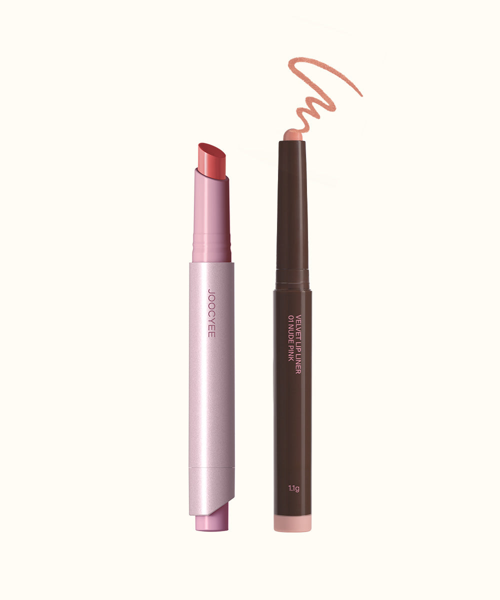 JOOCYEE Glossy Rouge 2.0 & Velvet Lip Liner Duo