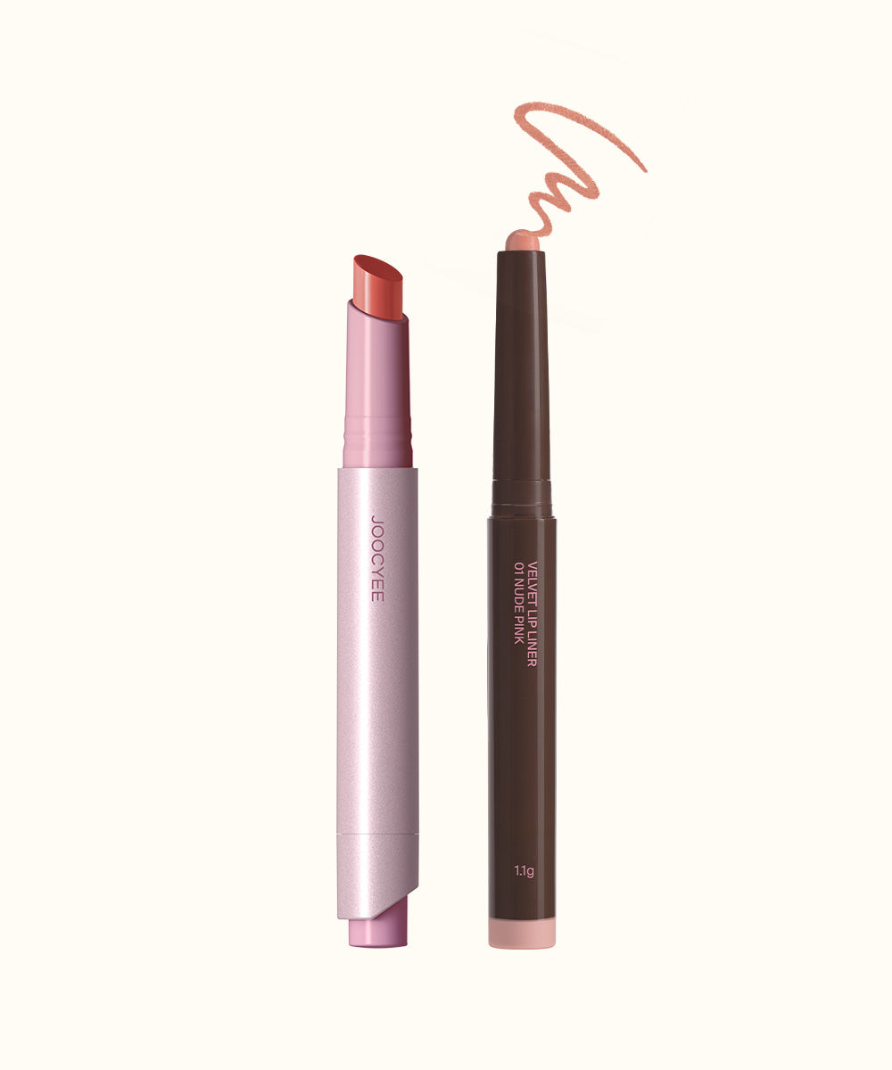 JOOCYEE Glossy Rouge 2.0 & Velvet Lip Liner Duo