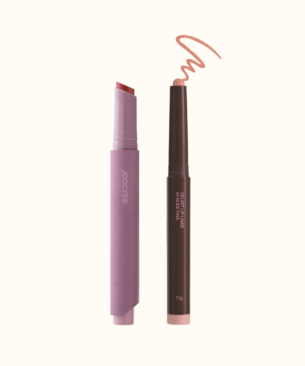 Joocyee Velvet Rouge & Velvet Lip Liner Duo
